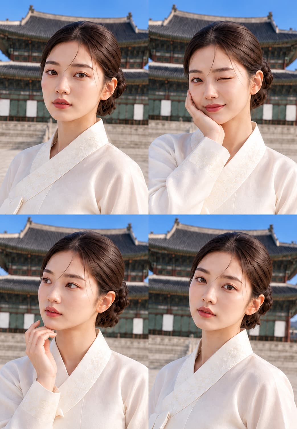 Staged image for the Danjangmi app photo booth screen — Not an actual user photo