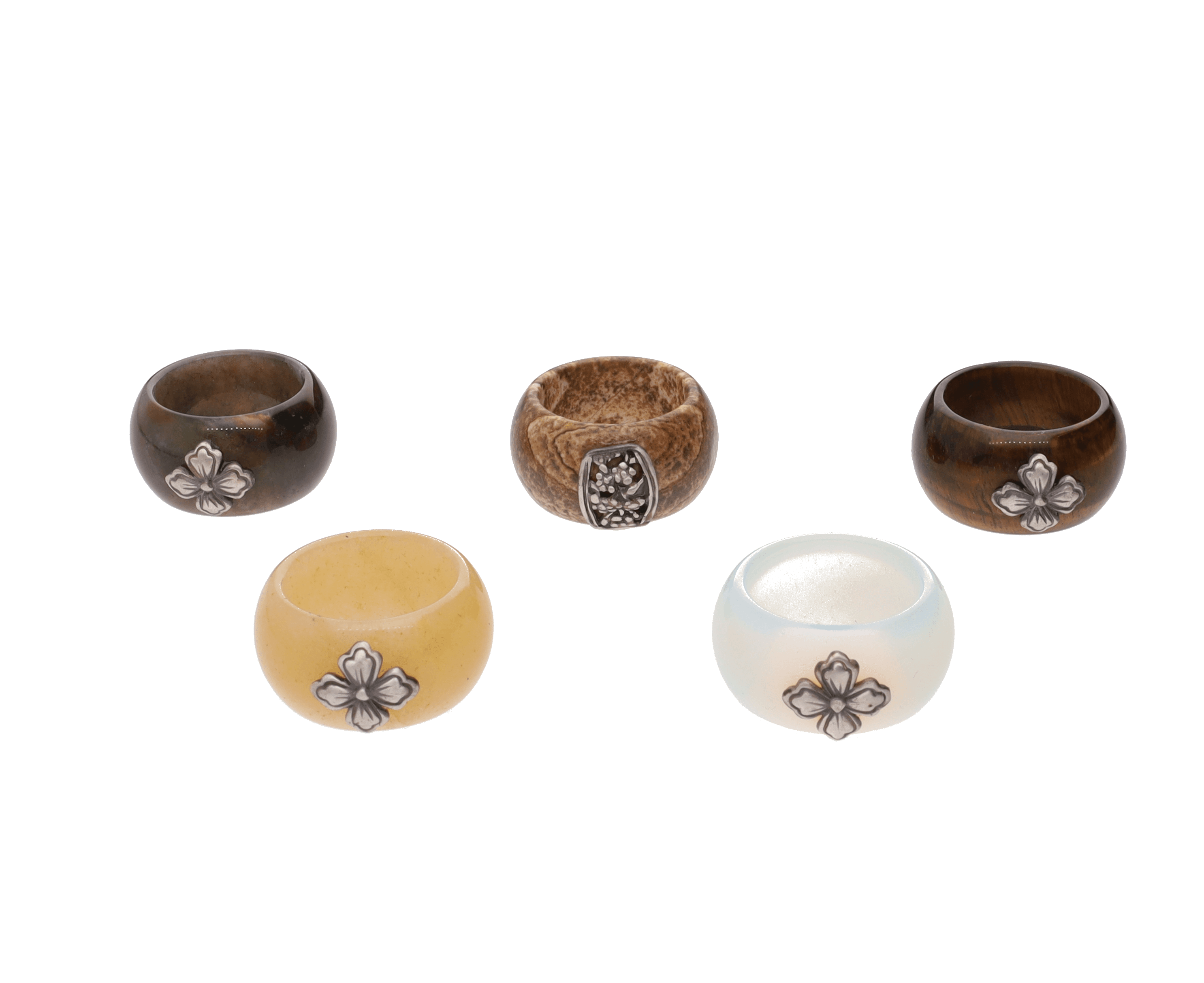 Gemstone Ring — Silver Setting