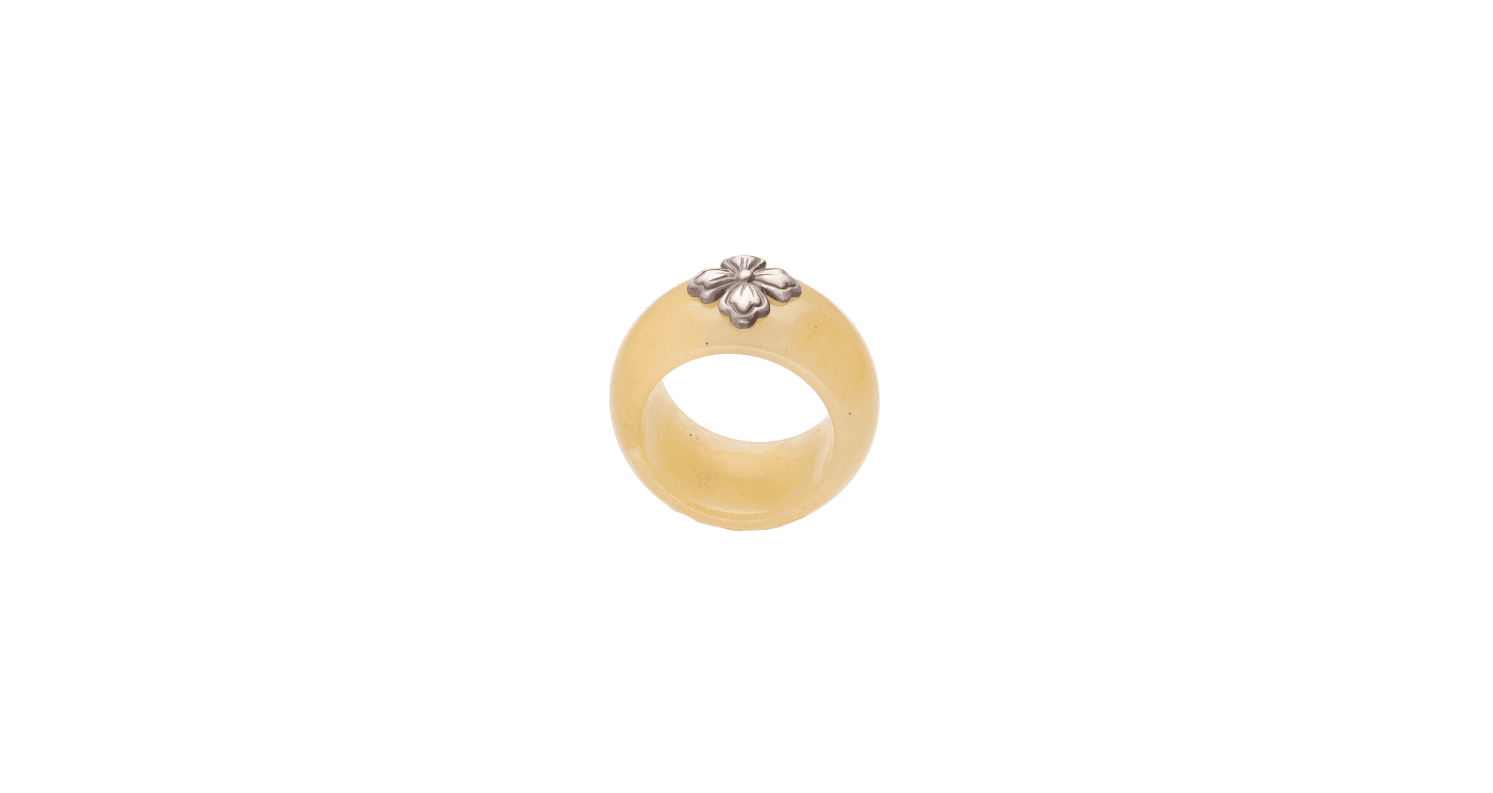 Gemstone Ring — Silver Setting