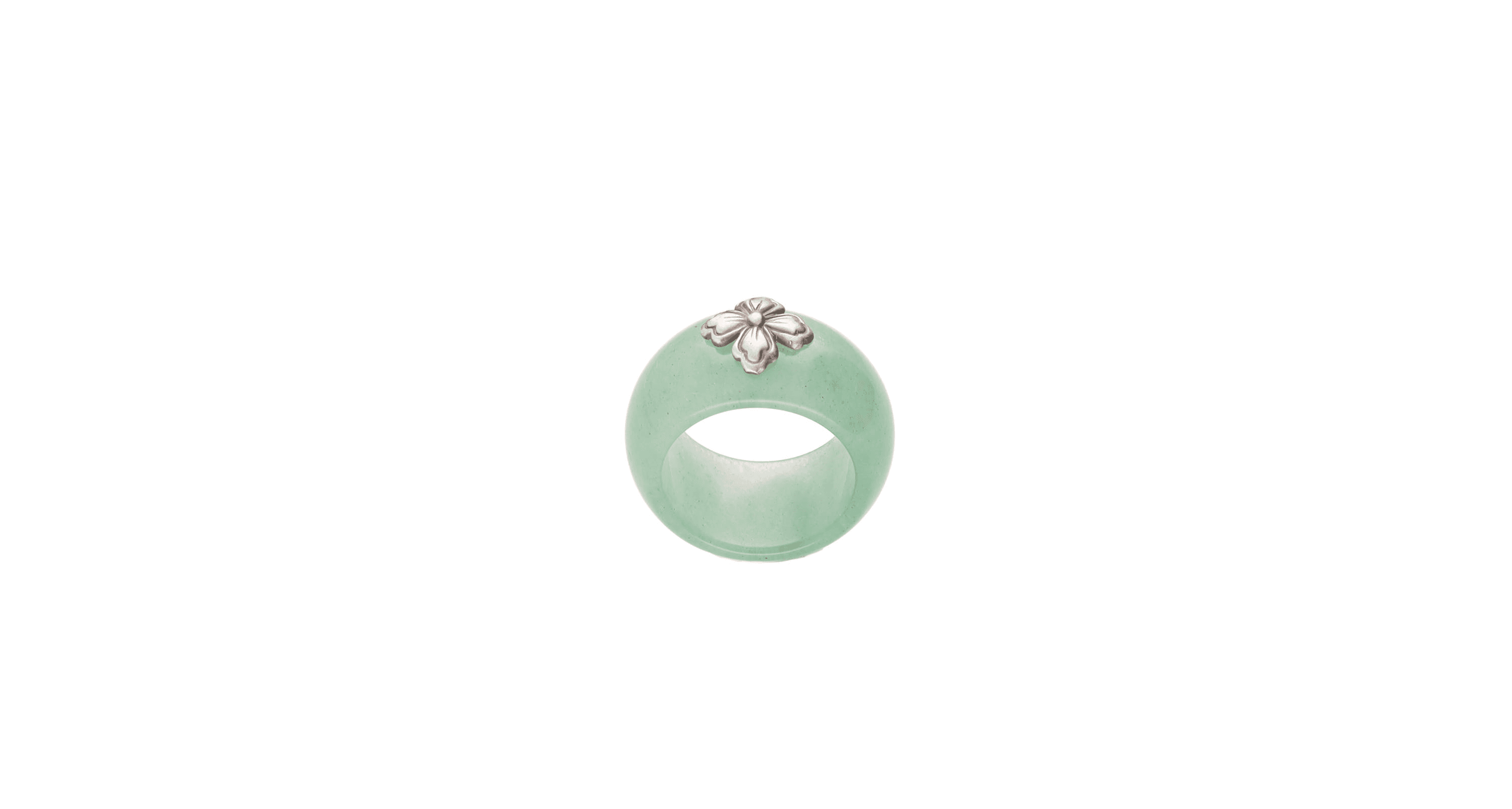 Gemstone Ring — Silver Setting