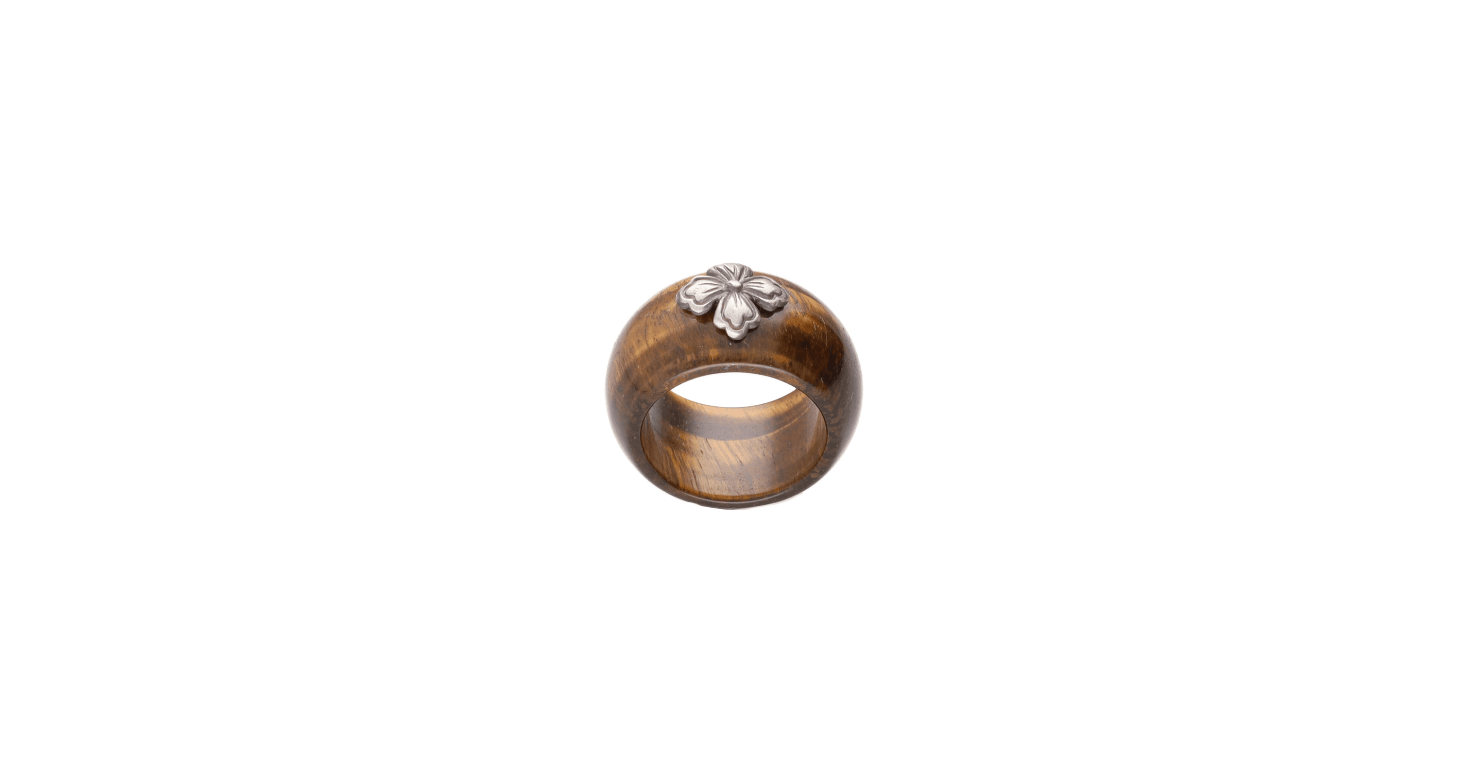 Gemstone Ring — Silver Setting