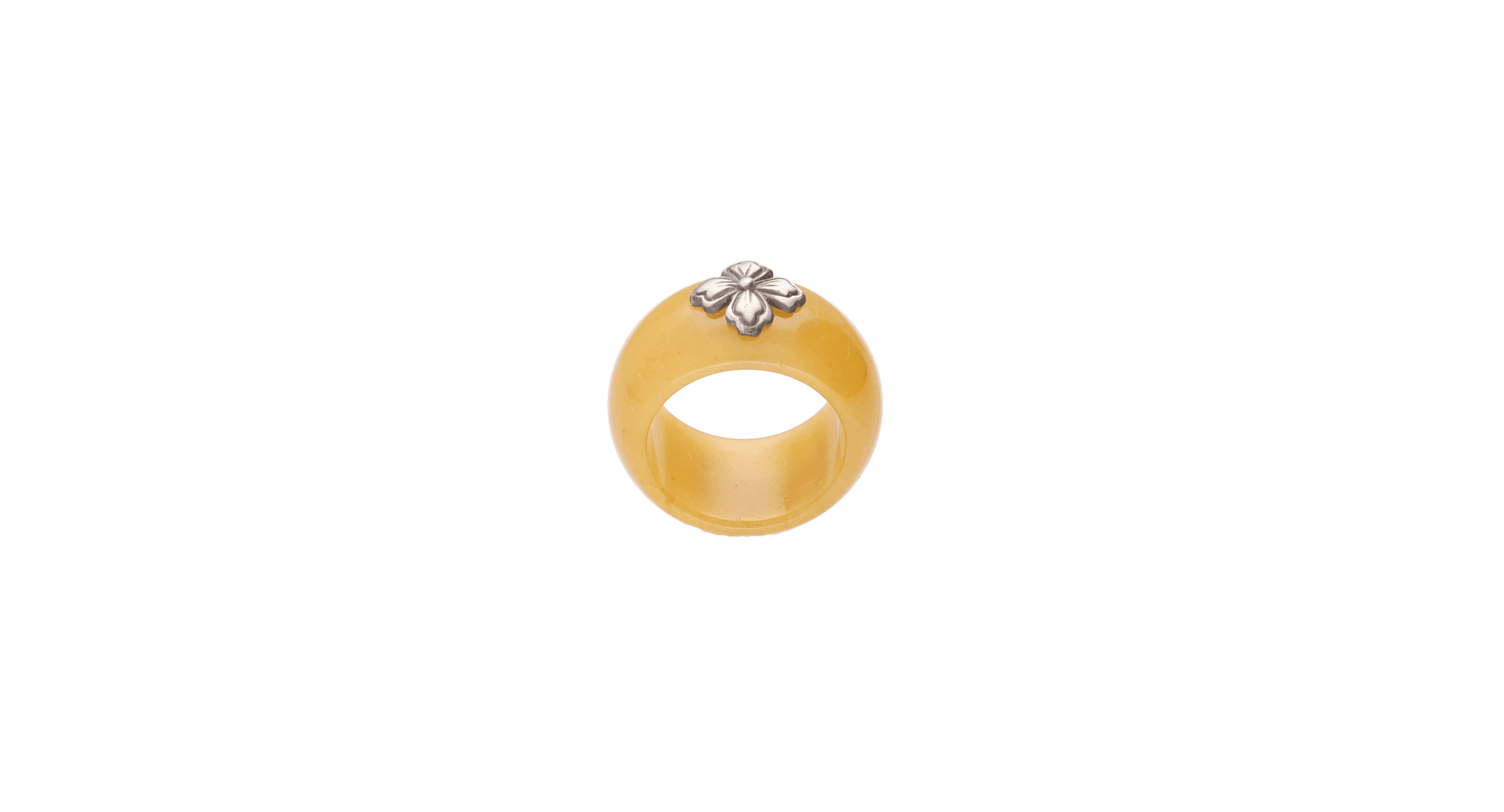Gemstone Ring — Silver Setting